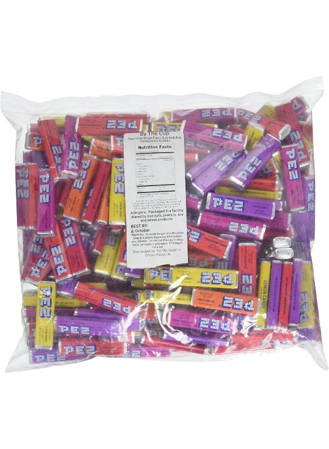 Pez Candy Single Flavor 5 Lb Bulk Bag (Variety)